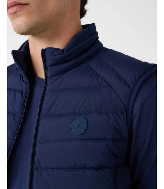 bodywarmer arafo d. blauw ss24mdow61