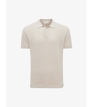 Gentiluomo polo-shirt 3 knoops beige