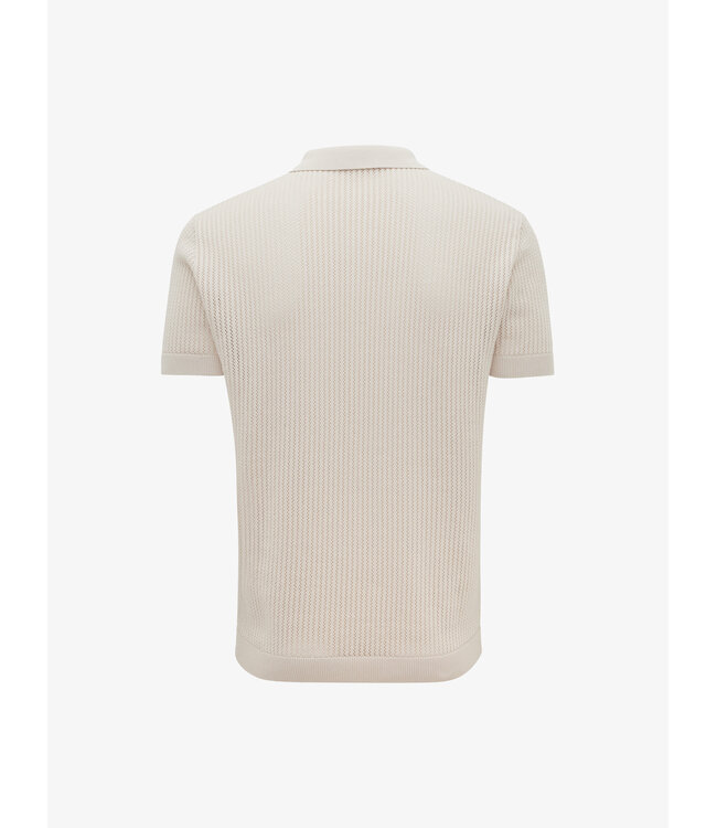 Gentiluomo gebreid polo shirt beige k4219--282
