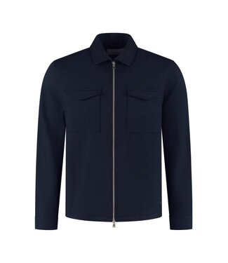 Dstrezzed over-shirt pike d. blauw