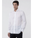 XACUS linnen shirt wit 721ml/11297