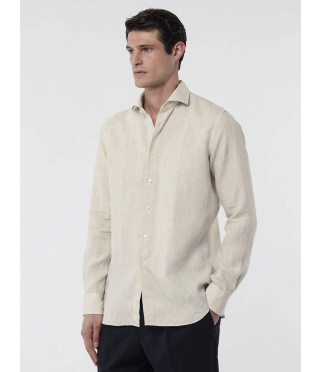 XACUS linnen shirt beige 721ml/11297