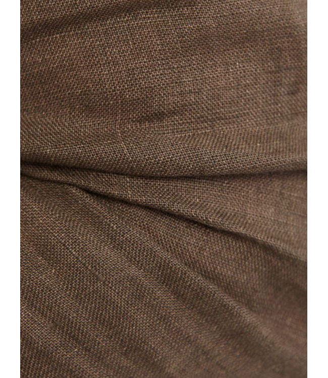 XACUS linnen shirt bruin 721ml/11297