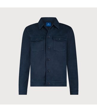 Blue Industry suede look jack m42 d. blauw