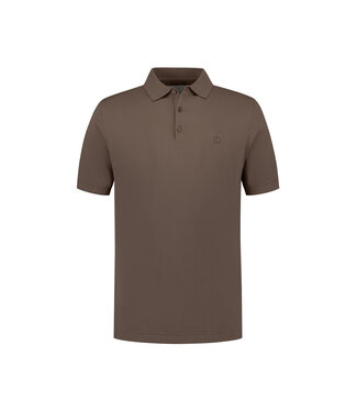 Dstrezzed polo camilo beige bruin