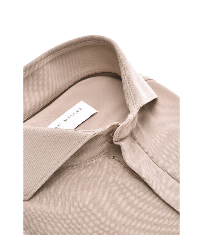 John Miller hyperflex polo-shirt SF m. bruin  5142677-195-000-000