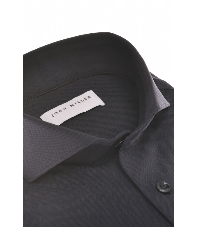 John Miller hyperflex shirt SF d. blauw 5142675-195-000-000