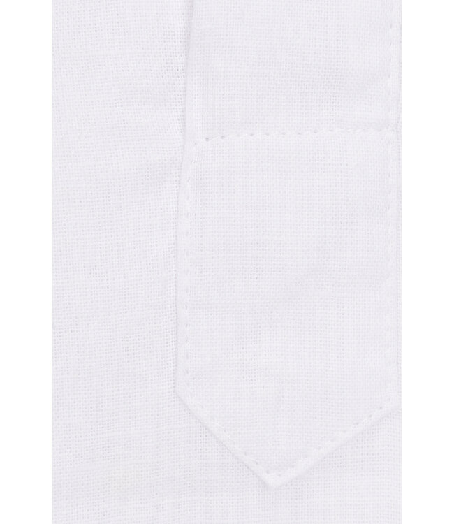 John Miller linnen pop-over shirt SF wit 5142756-120-000-000