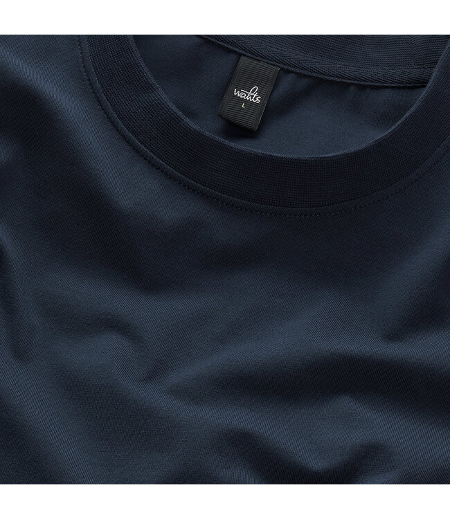 Wahts T-shirt berkley d. blauw t.119.jst.0126