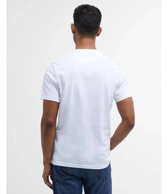 Barbour t-shirt preppy wit mts0502