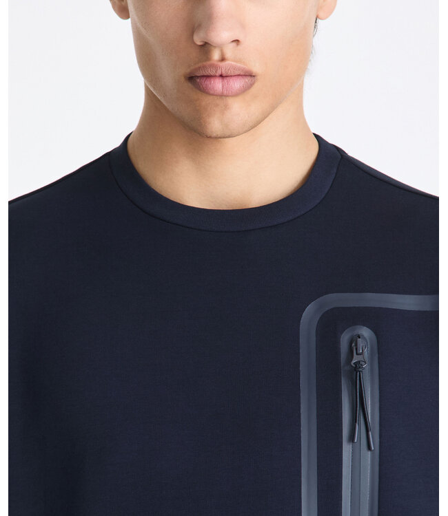 Peuterey sweater gorie  d. blauw 03 peu5799 99012177