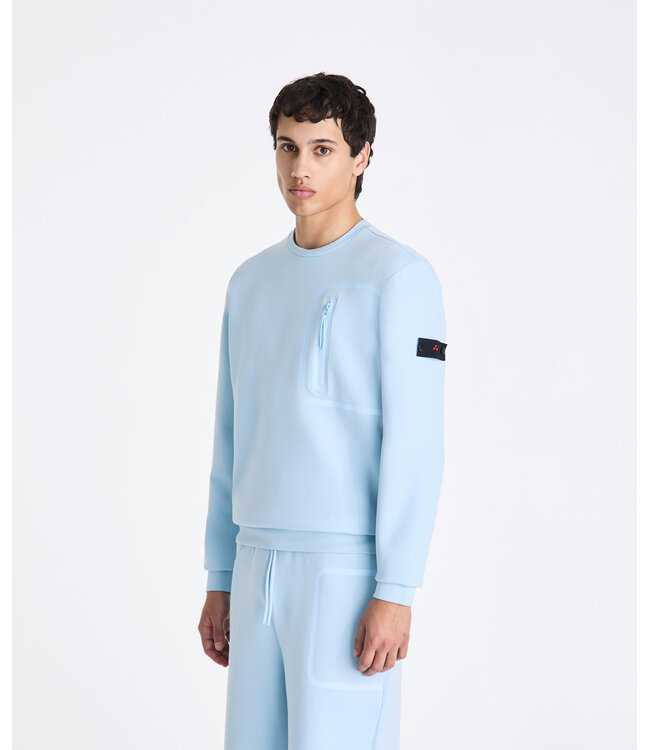 Peuterey sweater gorie  l. blauw 03 peu5799 99012177