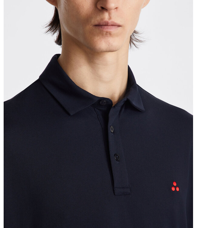 Peuterey polo mezzola d. blauw 02 peu5471 99012182