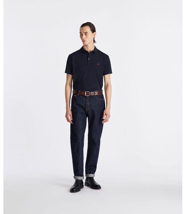 Peuterey polo mezzola d. blauw 02 peu5471 99012182