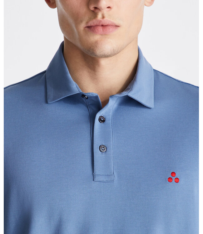 Peuterey polo mezzola m. blauw 02 peu5471 99012182