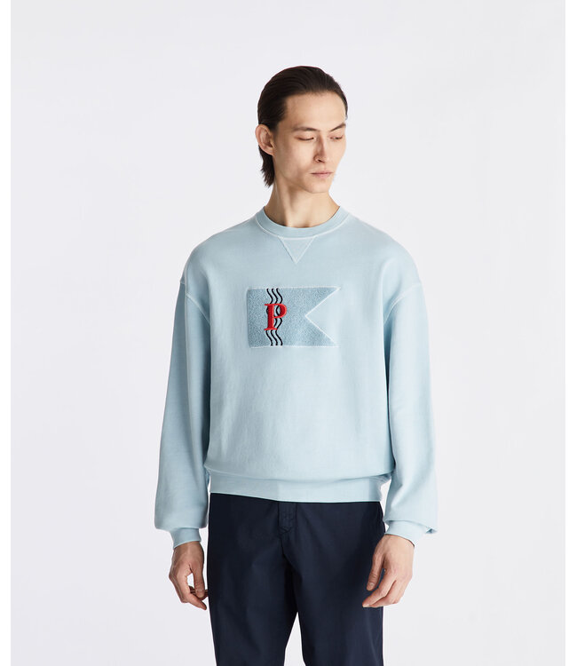 Peuterey sweater pamo l. blauw peu5819 99012448