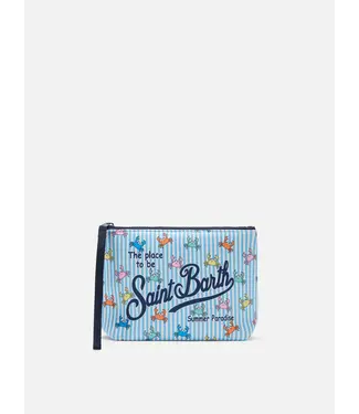 MC2 Saint Barth pocket tas aline pinchy multi stripes