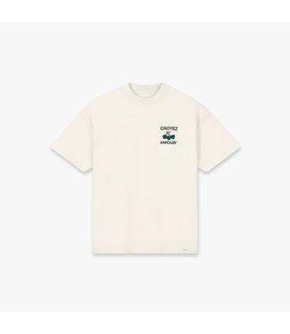 Croyez T-shirt amour ecru