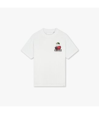 Croyez t-shirt cerise wit