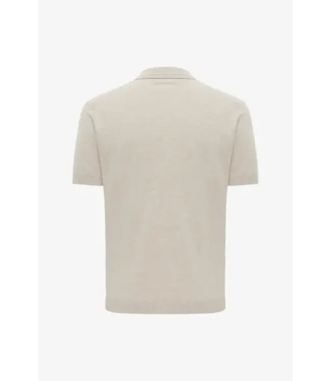 Gentiluomo polo no buttonsbeige  k4167-274