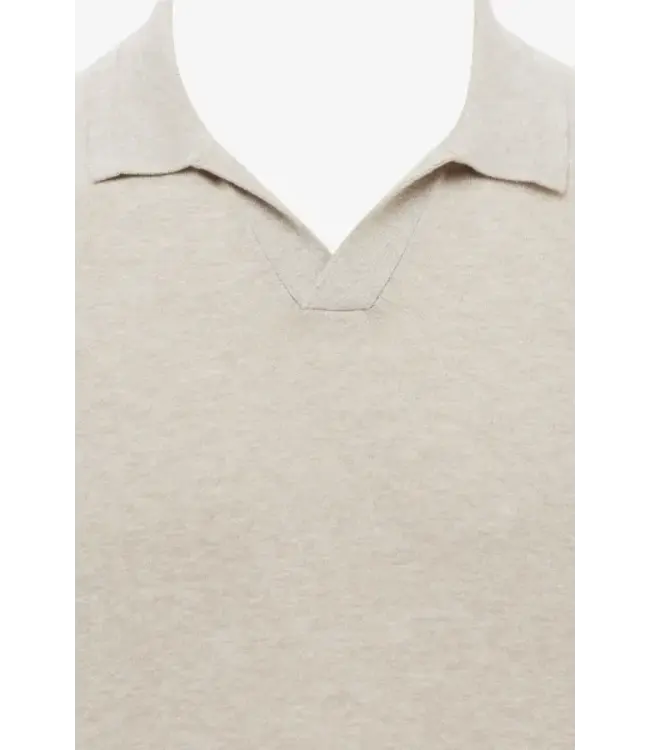 Gentiluomo polo no buttonsbeige  k4167-274