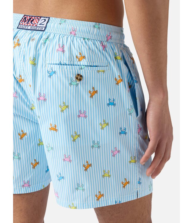 MC2 Saint Barth zwemshort pinchy multi stripes 30 lighting micro