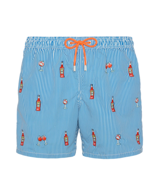 MC2 Saint Barth zwemshort aperol spritz stripes s17 gustavia embr.
