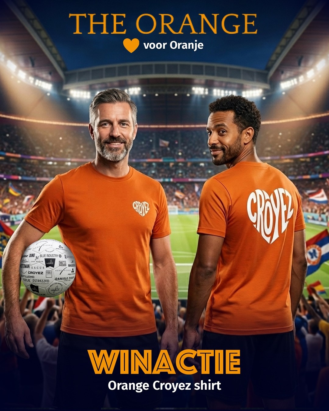 Win een WK T-shirt van Croyez! kijk op Instragram hoe je kunt winnen.