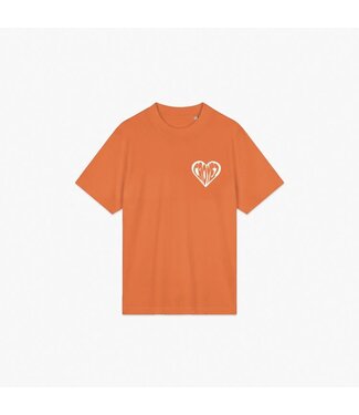 Croyez orange heart T-shirt