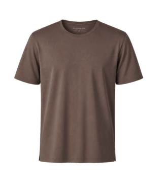 Alphaan T-shirt alphaan bruin