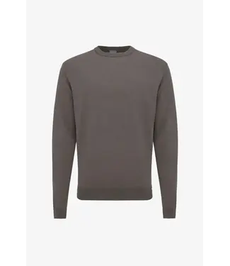 Gentiluomo cool dry trui ronde hals bruin