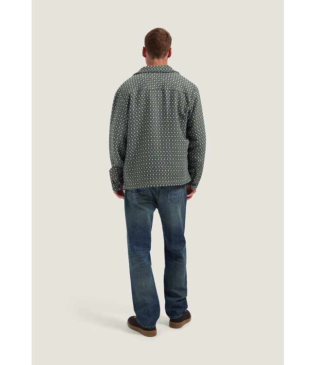 Dstrezzed over-shirt lino  golfball walnut 155514