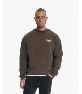Croyez sweater silhouette bruin
