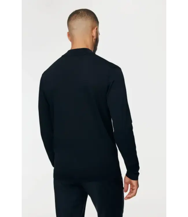 Gentiluomo cool dry turtle trui rits blauw k5148-260
