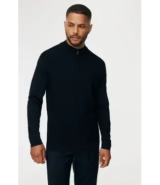 Gentiluomo cool dry turtle trui rits blauw