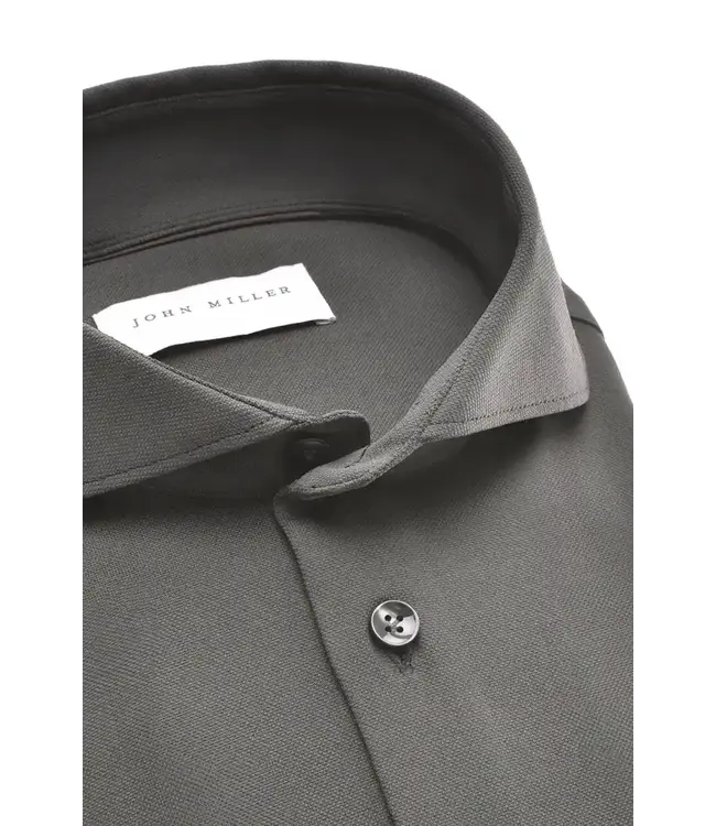 John Miller hyper stretch shirt sf d. groen 5142675-595-000-000