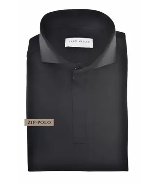 John Miller hyper stretch polo sf d. blauw