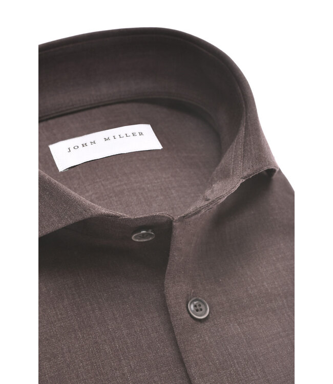 John Miller dress-shirt sf d. bruin 5142955-680-000-000