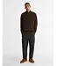 Barbour trui holden half zip d. bruin mkn0837