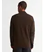Barbour trui holden half zip d. bruin mkn0837