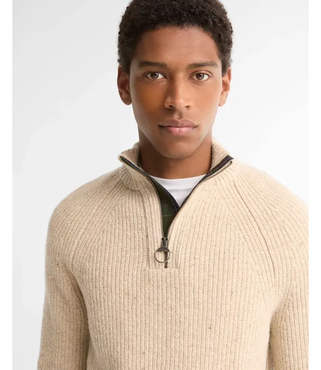 Barbour trui essential fleck half zip mkn1757