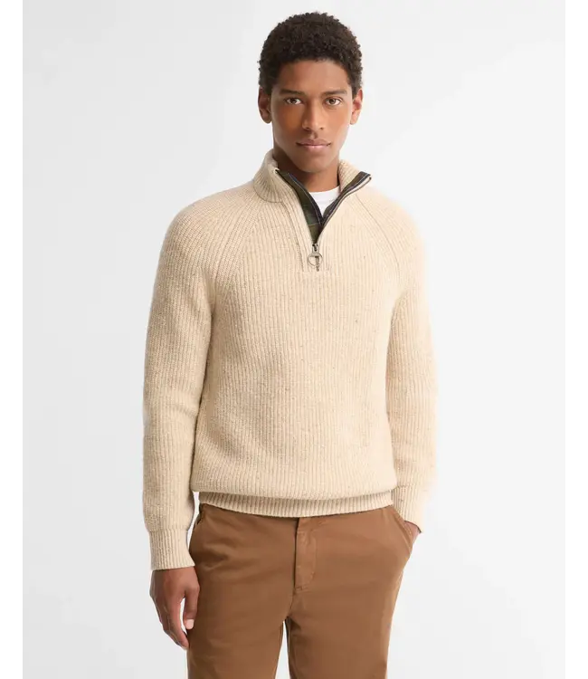 Barbour trui essential fleck half zip mkn1757
