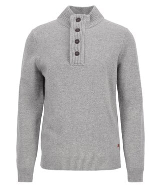 Barbour trui essential patch half zip beige