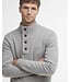 Barbour trui essential patch half zip beige mkn0585