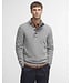 Barbour trui essential patch half zip beige mkn0585