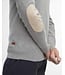 Barbour trui essential patch half zip beige mkn0585