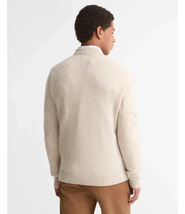 Barbour trui newtown crew neck beige mkn1773