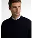 Barbour trui newtown crew neck d. blauw mkn1773