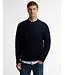 Barbour trui newtown crew neck d. blauw mkn1773