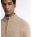 Barbour trui newtown half zip camel mkn1774